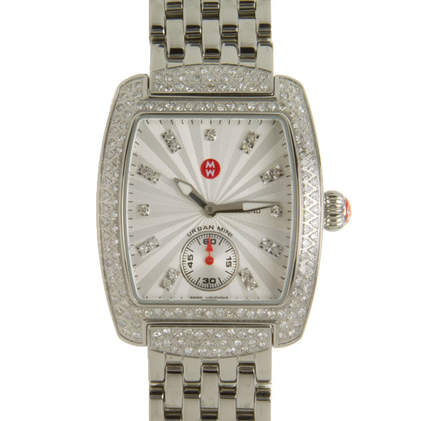 Michele Urban Mini Diamond Watch with Diamond Bracelet - Chicago Pawners & Jewelers