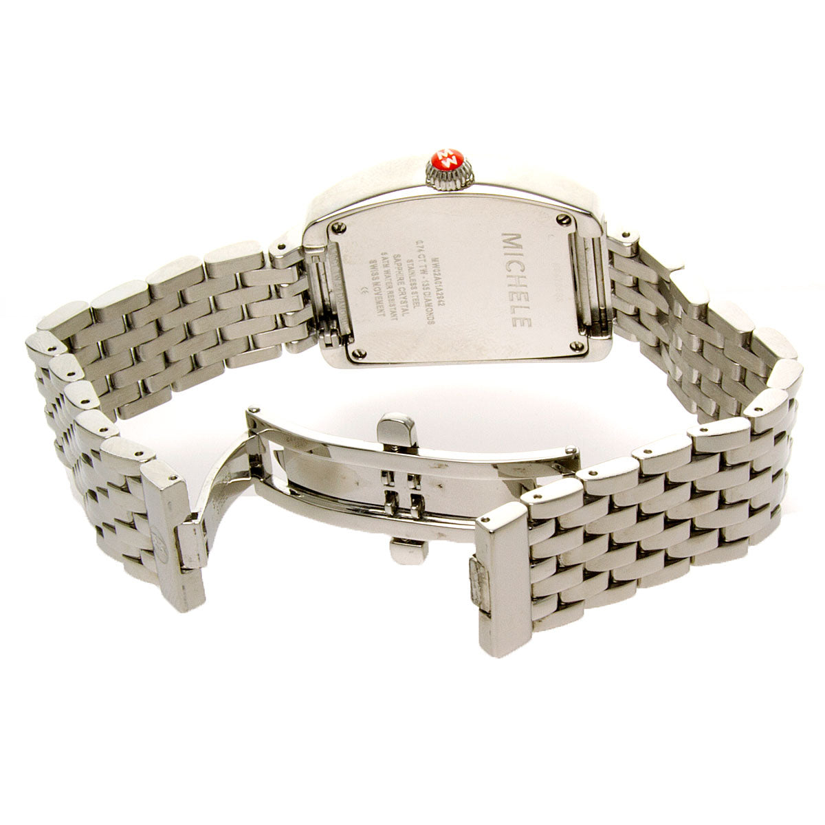 Michele Urban Mini Diamond Watch with Diamond Bracelet Chicago