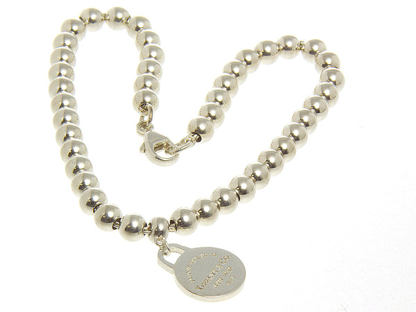 Return to Tiffany Mini Round Tag Bead Bracelet - Chicago Pawners & Jewelers