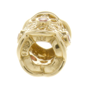 Pandora 14k Golden Radiance Charm with Pink Crystal - Chicago Pawners & Jewelers
