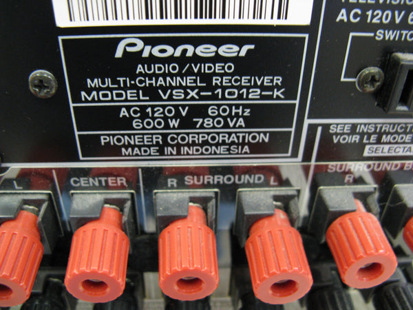 Pioneer VSX-1012 700 Watt 7.1 Channel Receiver - Chicago Pawners & Jewelers