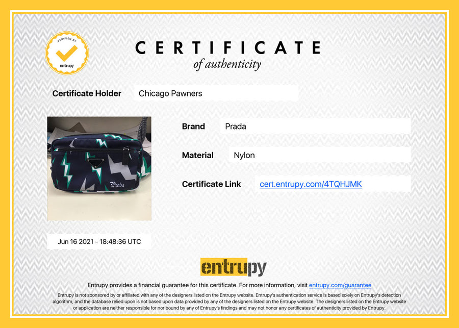Prada Frankenstein Tessuto Nylon Belt Bag