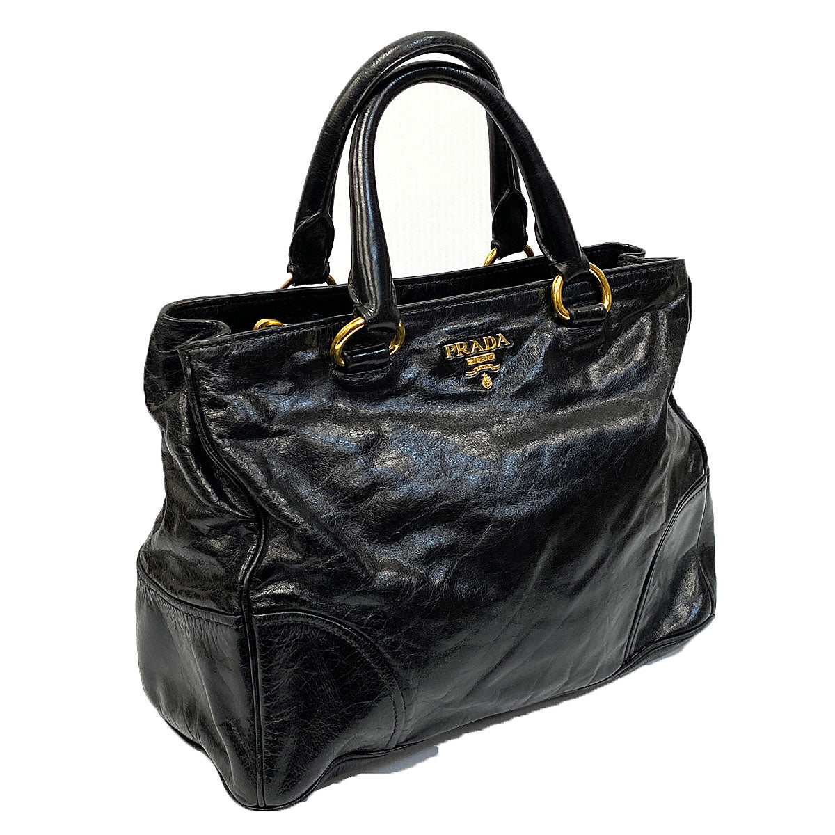 Prada Vitello Shine Satchel