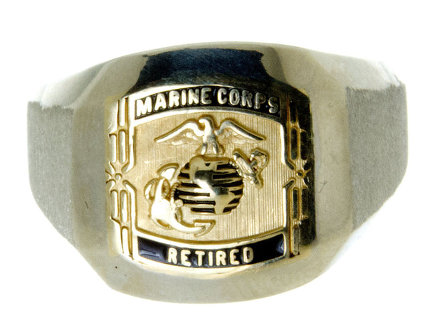 Retired U.S. Marine Corps 14kt Gold Ring - Chicago Pawners & Jewelers