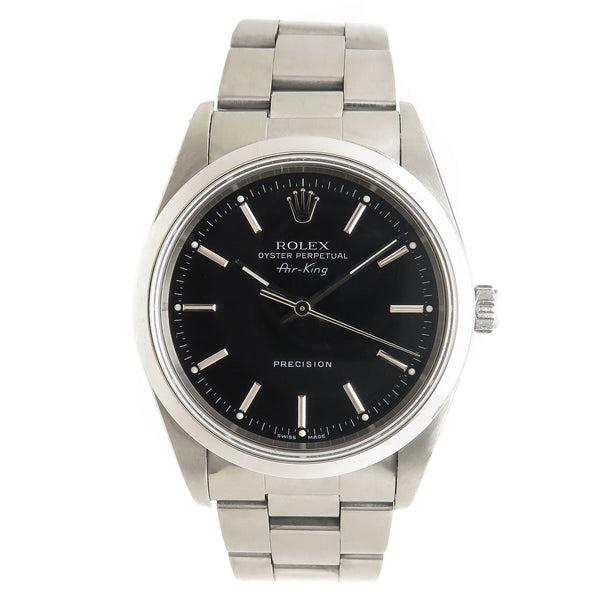 Rolex Air King Black Dial - Chicago Pawners & Jewelers