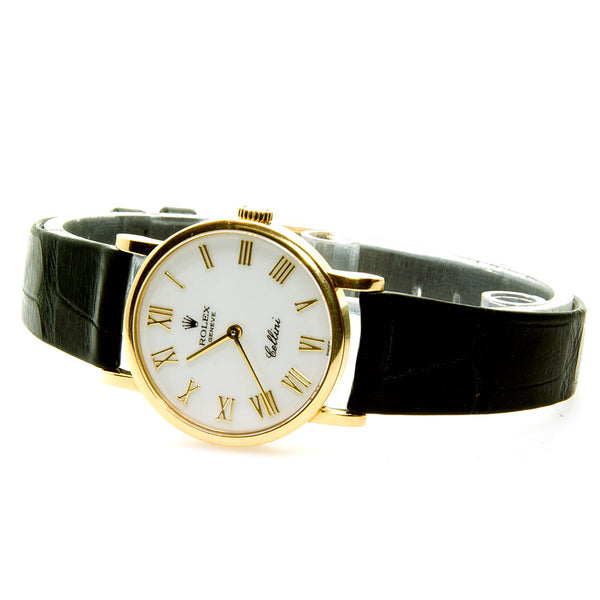 Rolex Cellini Classic White Roman Dial - Chicago Pawners & Jewelers