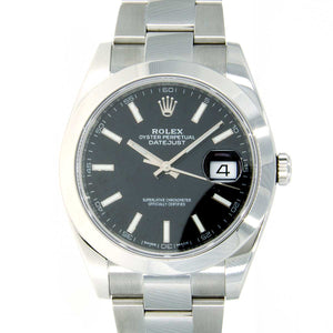 Rolex Datejust 41 Black Dial - Chicago Pawners & Jewelers