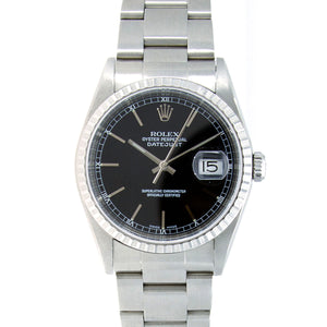 Rolex Datejust SS Black Dial - Chicago Pawners & Jewelers