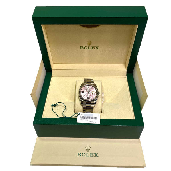 Rolex Datejust SS Pink Floral Dial - Chicago Pawners & Jewelers