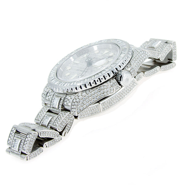 Rolex GMT Master II with Custom Diamonds - Chicago Pawners & Jewelers