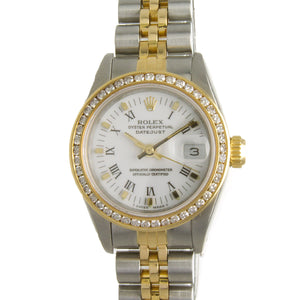 Rolex Lady Datejust SS/18K with Diamond Bezel - Chicago Pawners & Jewelers
