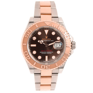 Rolex Yachtmaster 40 SS/RG Chocolate Dial - Chicago Pawners & Jewelers