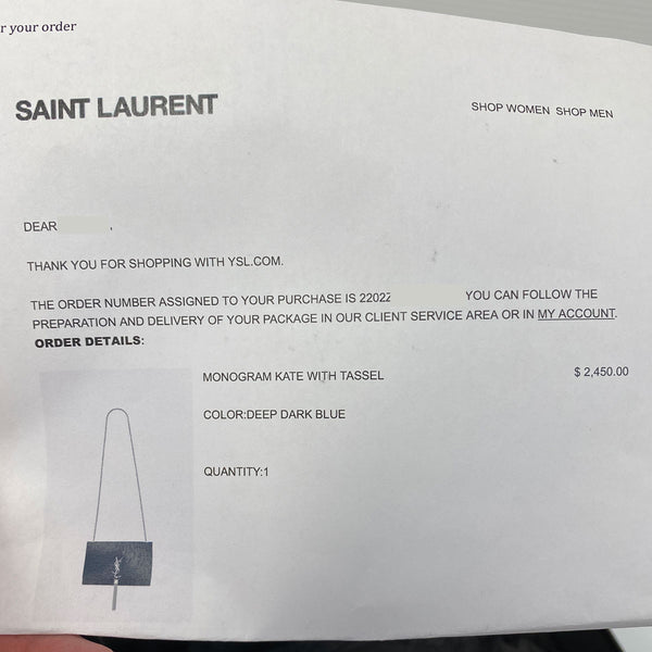 Saint Laurent Kate Medium Shoulder Bag with Tassel - Chicago Pawners & Jewelers