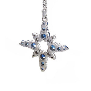 1.50ct Sapphire & Diamond Earrings - Chicago Pawners & Jewelers