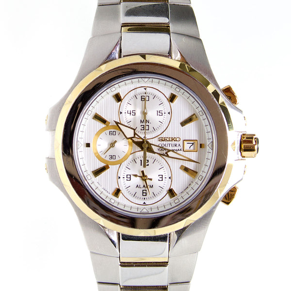 Seiko Coutura Alarm Chronograph SNAD54 - Chicago Pawners & Jewelers