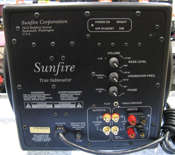 Sunfire True Subwoofer - Chicago Pawners & Jewelers