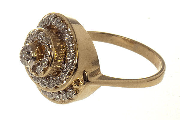 Diamond Swirl Cocktail Ring - Chicago Pawners & Jewelers