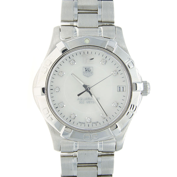 TAG Heuer Aquaracer White Pearl Diamond Dial