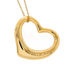 Tiffany & Co. Elsa Peretti 18kt Open Heart Pendant - Chicago Pawners & Jewelers