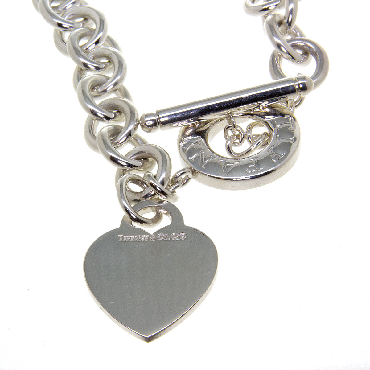Tiffany Heart Charm Toggle Necklace Chicago Pawners Jewelers