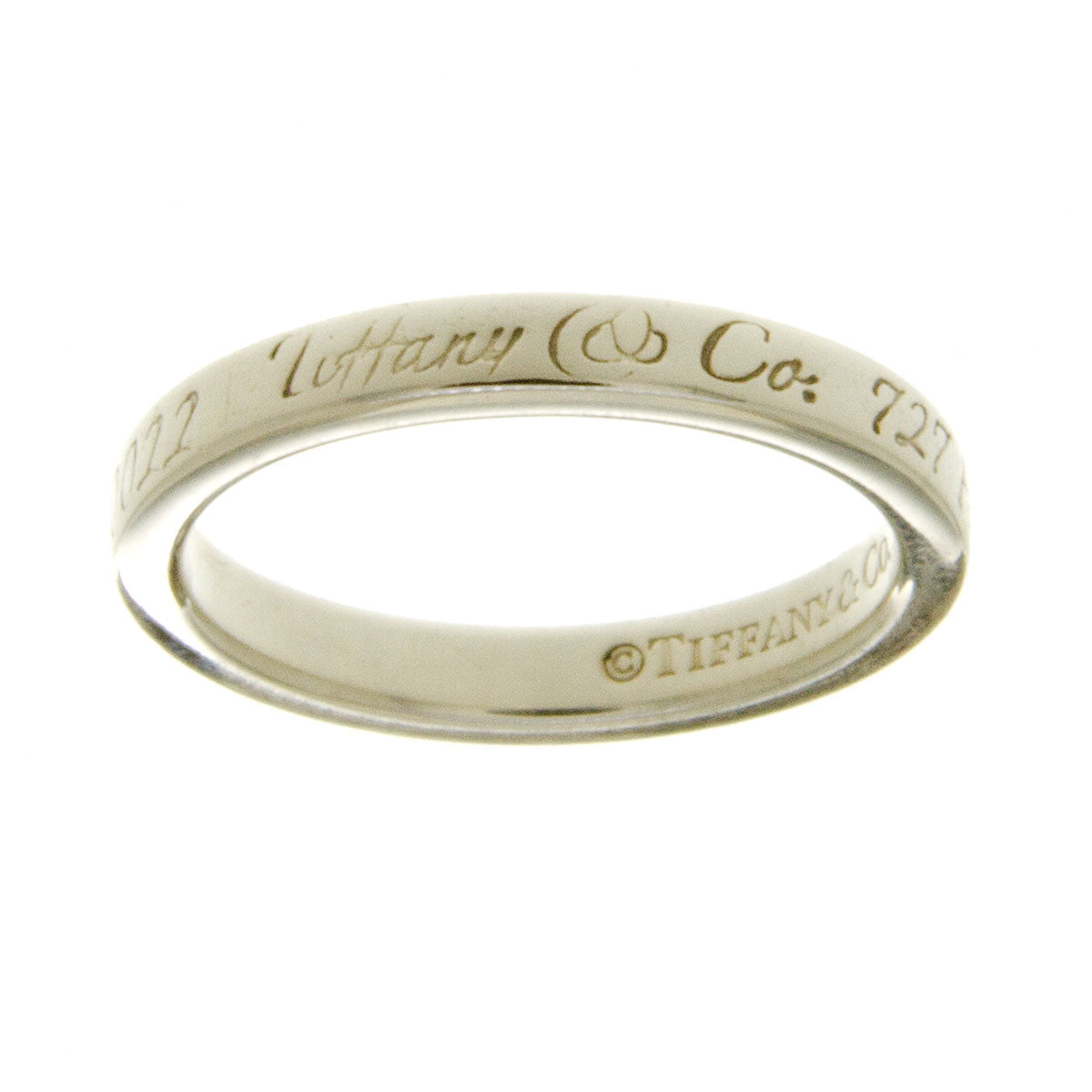 Tiffany & Co. Notes Narrow Band Ring | Chicago Pawners & Jewelers