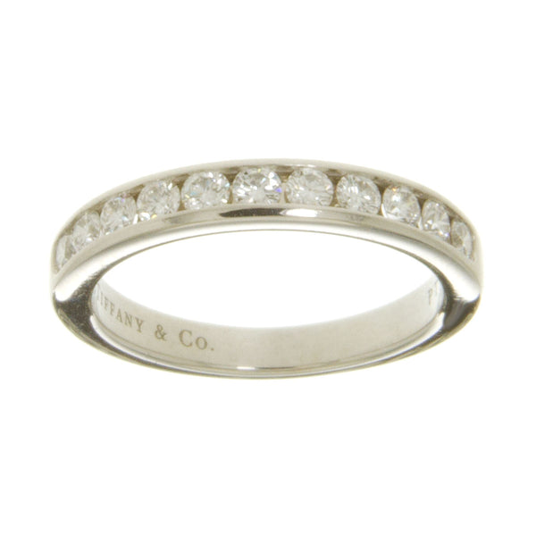 Tiffany & Co. Platinum Diamond Wedding Band - Chicago Pawners & Jewelers