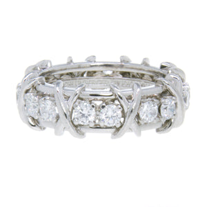 Tiffany & Co. Schlumberger Sixteen Stone Diamond Ring - Chicago Pawners & Jewelers