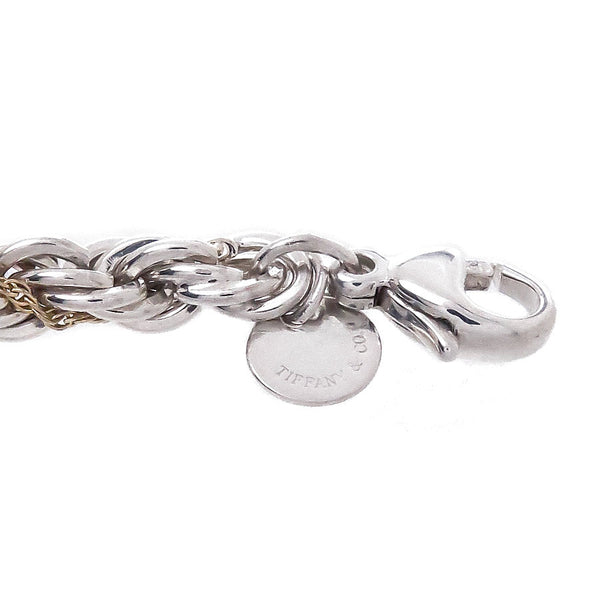 Tiffany & Co. Silver & 18kt Gold Rope Bracelet - Chicago Pawners & Jewelers