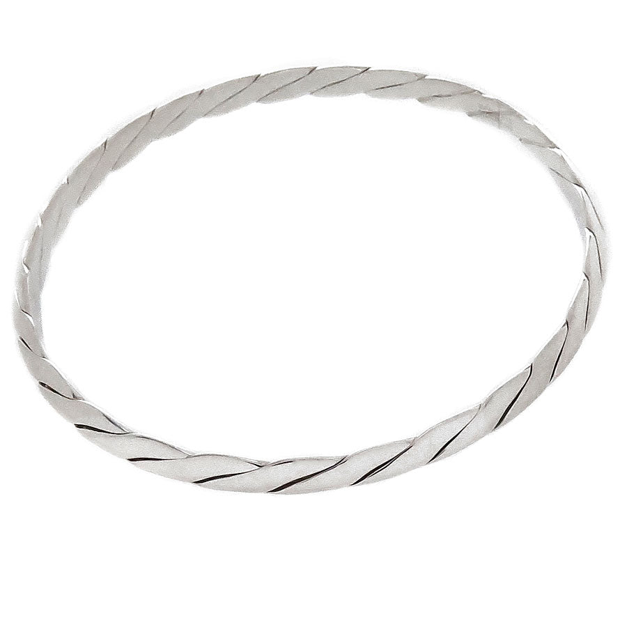 Tiffany & Co. Twisted Rope Knife Edge Bangle Bracelet