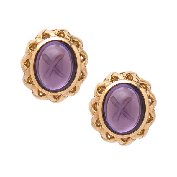 Tiffany Paloma Picasso 18kt Amethyst Earrings - Chicago Pawners & Jewelers