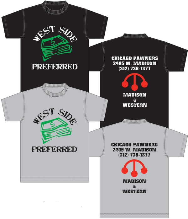 Chicago Pawners Official West Side Preferred T-Shirt - Chicago Pawners & Jewelers