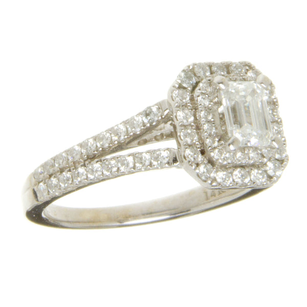 Vera Wang Love Diamond Double Halo Engagement Ring - Chicago Pawners & Jewelers