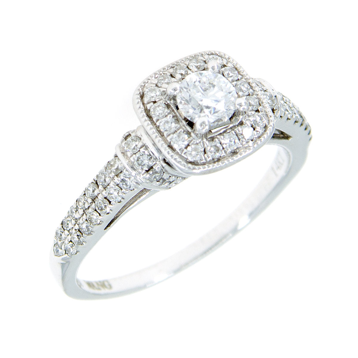 VERA WANG LOVE COLLECTION 1.25 CTW DIAMOND 14K White Gold ENGAGEMENT RING  Size 6 | #1787531024