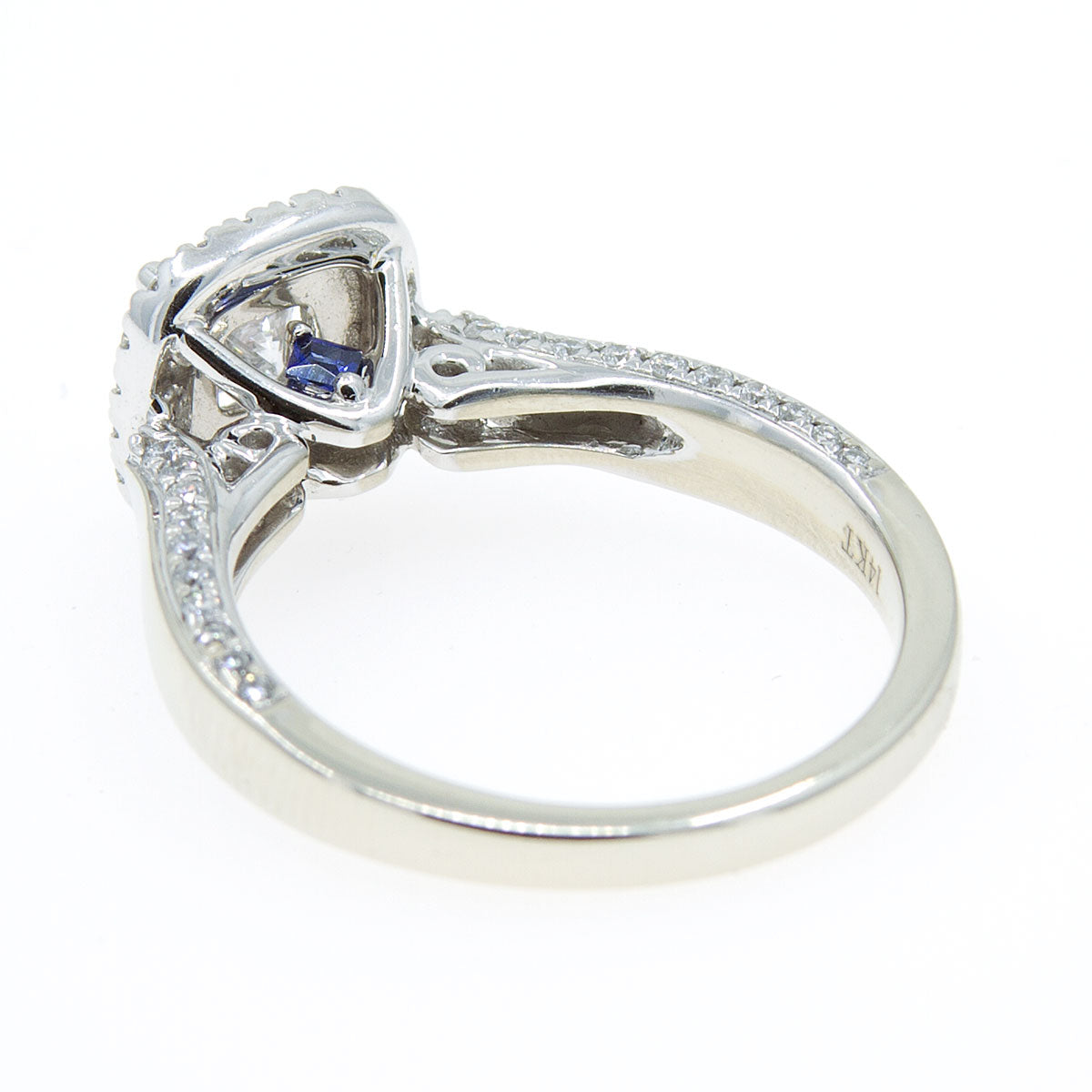 Multi-Diamond Center Octagon Frame Bridal Set 1 ct tw 10K White Gold | Kay