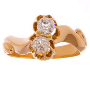 Victorian Diamond Bypass Ring - Chicago Pawners & Jewelers