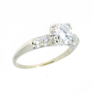 1950s Vintage Diamond Engagement Ring - Chicago Pawners & Jewelers